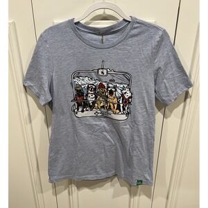 Wild Tribute 4 The Forests T Shirt Jackson Hole Size Medium Dogs Ski Bums Lift